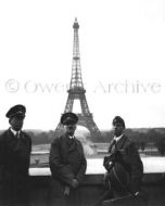 Hitler by Eiffel Tower in Occupied Paris 1940