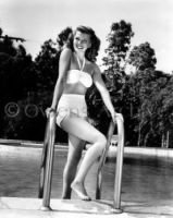 Rita Hayworth wearing swimsuit