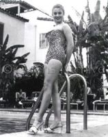 Shirley Jones wearing swimsuit