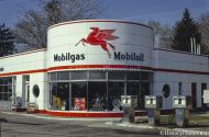 Mobil Gas and Service Station - Michigan 