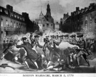 Boston Massacre, March 5, 1770