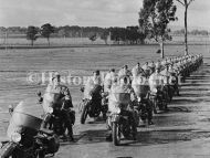 Australian Military Police Riding Indian Motorcycles 1943