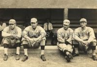 Babe Ruth, Ernie Shore, Rube Foster, Del Gainer, Boston Red Sox 1915