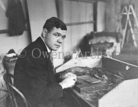 Babe Ruth rolling cigars