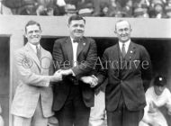George Sisler, Babe Ruth and Ty Cobb 1924