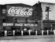 Drivers and Trucks at Coca-Cola Plant Columbus, GA. 1921