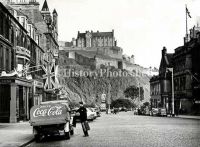 Coca-Cola Delivery Truck, Castle Street, Scotland, 1953