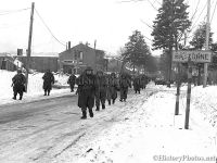 101st Airborne Division on Patrol in Bastogne