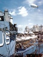 Troops and supplies loaded on LST's and LCT's