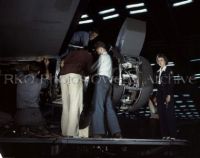 Installing Aircraft Engine at Consolidated 1942 