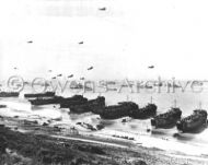 LST's Unload US 2nd Armored Division