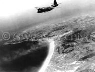 B-26 Bomber with 453rd Over Normandy on D-Day