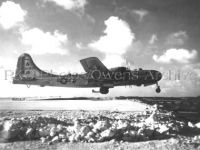 B-29 Bomber Taking off from Tinian
