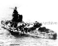 Japanese cruiser Mikuma destroyed, Battle of Midway