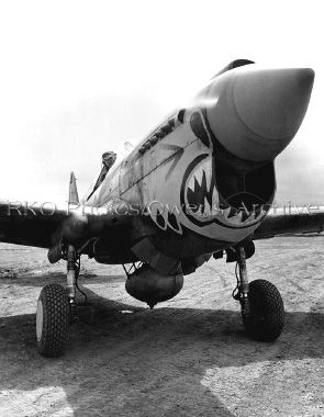 P-40 Warhawk with "Aleutian Tigers"