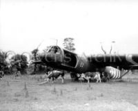 British Horsa Glider E1 Lands with US Army 401st