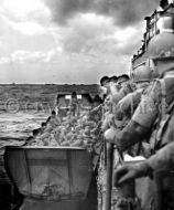 90th Infantry Division Loading on LCT for Utah Beach