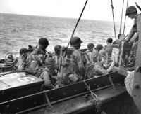 90th Infantry Division on USCG LCT Move to Utah Beach