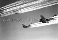 B-17 Contrails During Daylight Raids over Germany