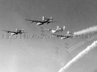 B-24 Bombers Dropping Bombs over Germany