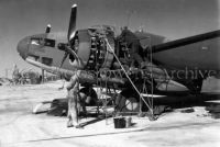 Engine Maintenance on B-34 Ventura Bomber