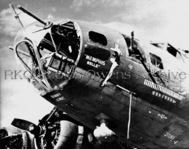 B-17 Bomber "Memphis Belle" Nose Art