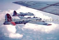 B-17 Bombers Flying over Germany