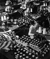 Women Making American Flags 1940 Brooklyn