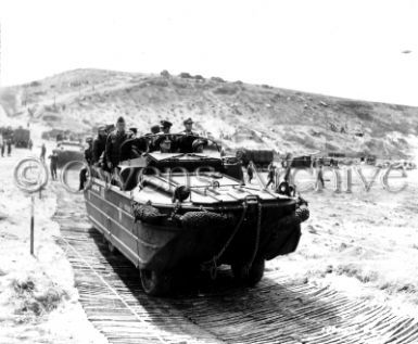 Allied Generals Arrive on DUCK Omaha Beach