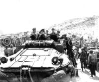 Allied Generals on DUKW Arrive at Omaha Beach