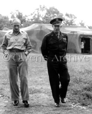 General Eisenhower & General Montgomery at Field HQ