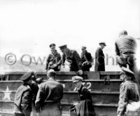 Allied Generals on Amphibious DUCK Omaha Beach