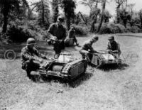 German Goliath tracked mines near Normandy