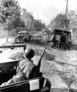 German Vehicles Destroyed by Pattons 2nd Armored