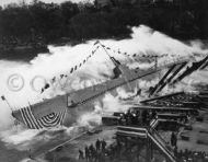 Launching of the USS Robalo at Manitowoc Shipbuilding