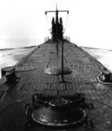 Deck of US Submarine during war patrol 