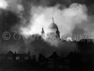 St. Paul's Cathedral During the Second Great Fire of London