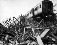 London Railway Heavily Damaged After Raid