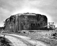 Large German Bunker Destroyed at Normandy