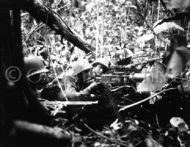 US Marines and Japanese soldiers battle on Cape Gloucester