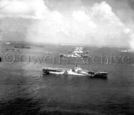 US Aircraft Carriers at Ulithi Atoll