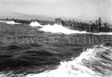 First wave from 6th Army landing on Luzon