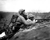 Marines battle on Iwo Jima