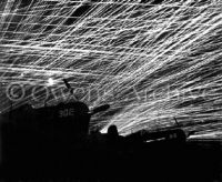 Japanese night raiders attack marines, Okinawa