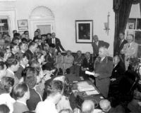 President Truman announces Japan's surrender
