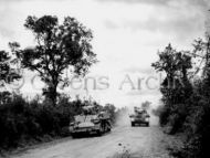 M5A1 Tanks with 3rd Armored Move Into Marigny