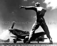 P-51 Mustang on runway, Iwo Jima