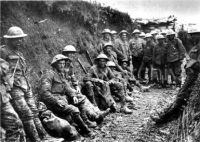 Royal Irish Rifles at Western front trenches
