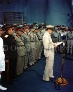 General Douglas MacArthur during Japanese surrender