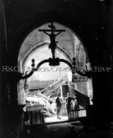 US Soldiers Inside Destroyed Church 